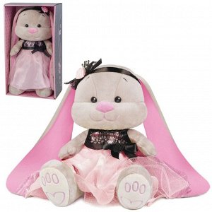 Мягкая игрушка «Зайка Лин" в розовом платьице, 25 см