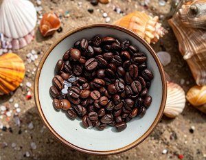 Кофе Зерновой Me Trang Оушен Блу 500гр, Вьетнам (OCEAN BLUE roasted coffee beans)