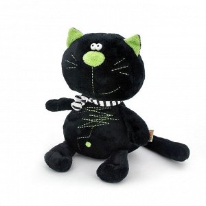 Мягкая игрушка «Кот Батон», цвет чёрный