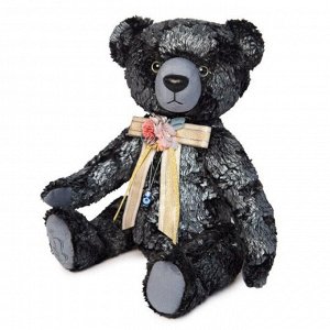 Мягкая игрушка «Медведь БернАрт», цвет серебряный маталлик, 34 см