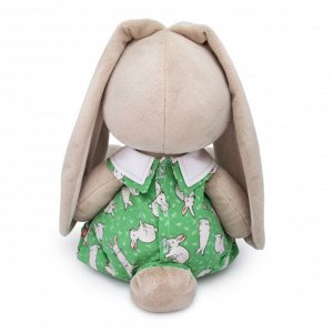 Мягкая игрушка «Зайка Ми в зелёном комбинезоне с кроликами», 34 см