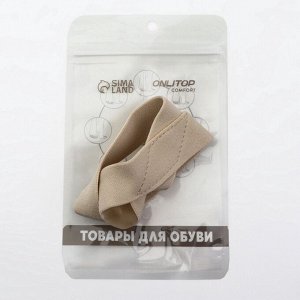 Корректор - разделитель для большого пальца, на манжете, L (40 - 45) р-р, бежевый
