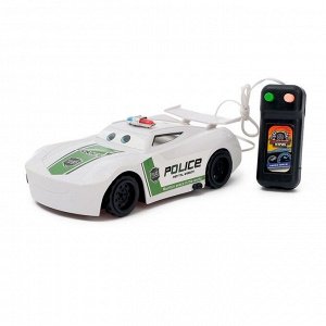 Машина «Полиция», на дистанционном управлении, работает от батареек, МИКС
