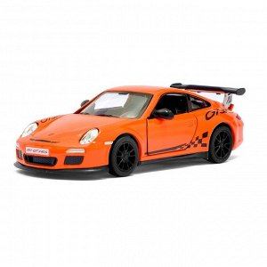 Машина металлическая Porsche 911 GT3 RS, 1:36, открываются двери, инерция, цвет оранжевый