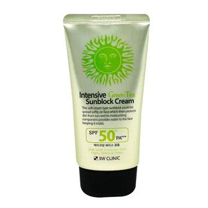 Солнцезащитный крем с зеленым чаем Intensive Green Tea Sunblock Cream