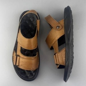 Сандалии мужские верх натуральная кожа, светло-коричневый