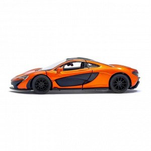Машина металлическая McLaren P1, масштаб 1:36, открываются двери, инерция, цвет оранжевый