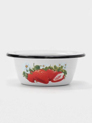 Миска эмалированная, 800 мл, d=17 см, h=6,5 см, рисунок МИКС