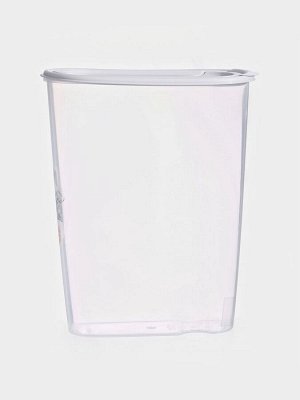 Ёмкость для сыпучих продуктов, 2.1 л, пластик, микс