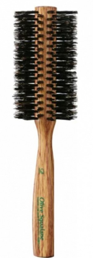 Щетка для волос IKEMOTO DAMAGE CARE BRUSH с оливковым скваланом круглая