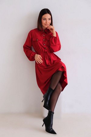 Платье красное