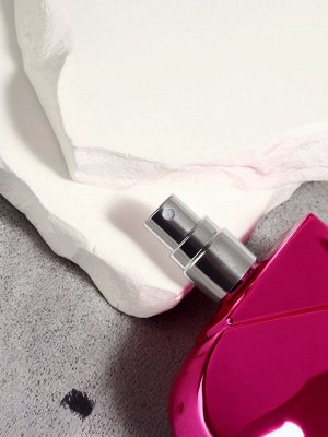 Флакон для парфюма «Сердце», стеклянный, с распылителем, 25 мл, розовый