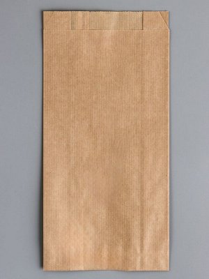 Пакет бумажный фасовочный, крафт, V-образное дно 30x14x6 см