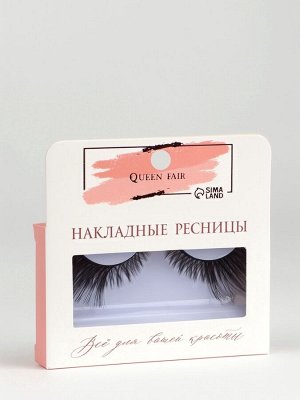 Ресницы накладные «Яркость», 5-20 мм, без клея, чёрные