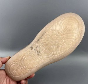 Лоферы из натур. кожи мягкие, верх на резинке, коричневый