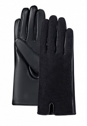 Перчатки комбинированные, цвет чёрный