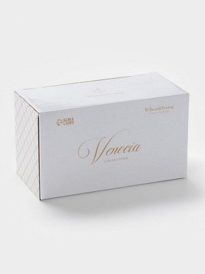 Кружки WY Venecia, 400 мл, набор 2 шт., фарфор, белые