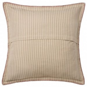 MÄVINN, чехол для подушки, бежево-красный /сердце, 50x50 см