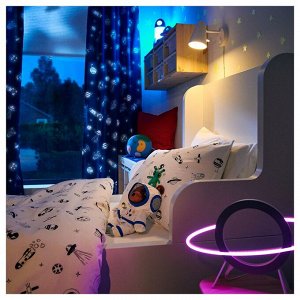 AFTONSPARV, мягкая игрушка в костюме космонавта, медведь, 28 см,