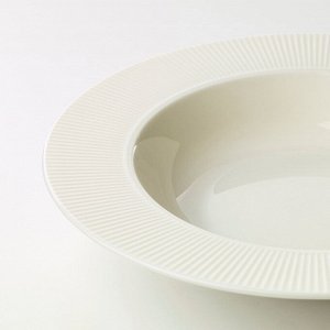 OFANTLIGT, Тарелка глубокая, белая, 24 см