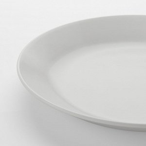 OFTAST, Тарелка, белая, 19 см,