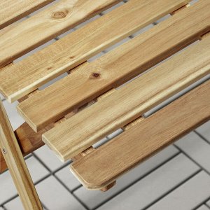 АСКХОЛМЕН, стол, открытый, складной, акация, 60x62 см