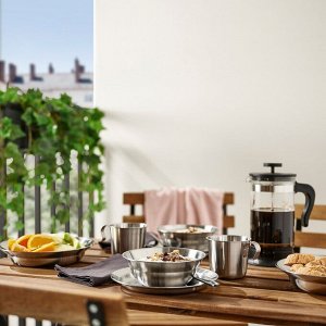GRILLTIDER, Кружка, нержавеющая сталь, 330 мл/ 2 шт