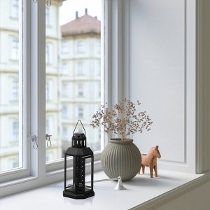 ENRUM, фонарь для чайного освещения, внутренний/ уличный, черный, 22 см