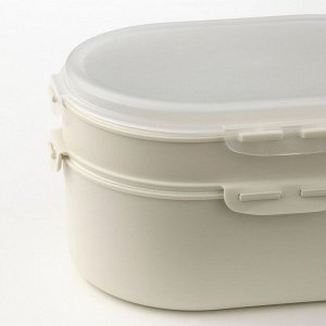 UTBJUDA,  ланч-бокс для продуктов, светло-серо-бежевый,