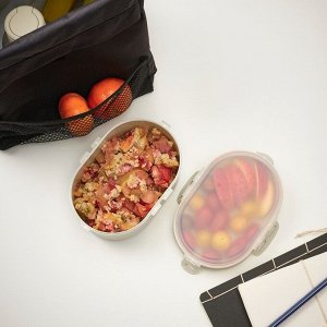 UTBJUDA,  ланч-бокс для продуктов, светло-серо-бежевый,