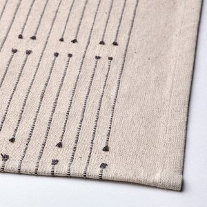 VRARV, настольная дорожка, темно-серая / натуральная, 35x150 см