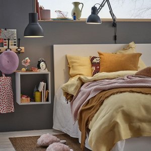 Лампа офисная ИКЕА , E27, 13 Вт, цвет : серый