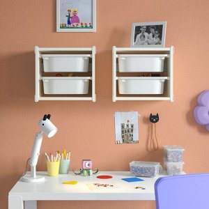 TROFAST, настенное хранилище, белый, 34x21x30 см
