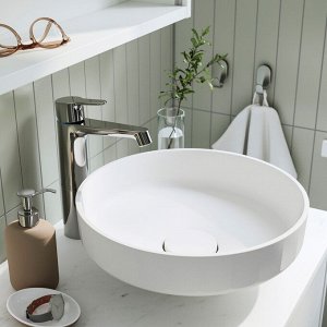 LERSJ?N, умывальник со столешницей и водоотводом, белый, 38x14 см