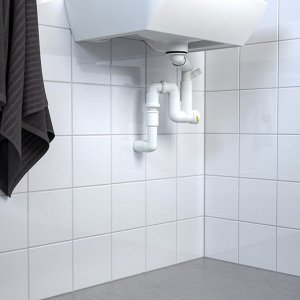 R?NNILEN, водоотводчик с гибкой трубой, 1 чаша