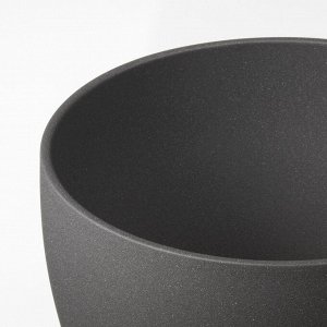 PERSILLADE, горшок для растений, темно-серый, 24 см