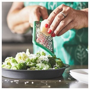 UPPFYLLD, Терка с ручкой, ярко-зеленая, 30 см