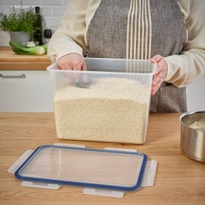 IKEA 365+, Контейнер для продуктов без крышки , большой прямоугольный/пластик, 10,6 л