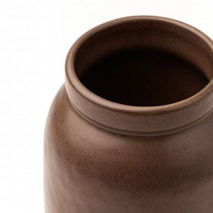 MAVINN, ваза, коричневая/керамическая, 19 см