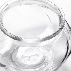 VILJESTARK, Ваза из прозрачного стекла, 8 см