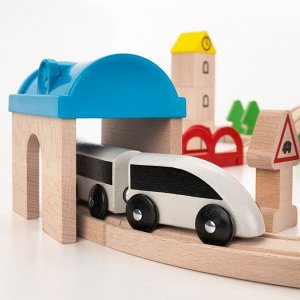 LILLABO, набор из 45 предметов с рельсами