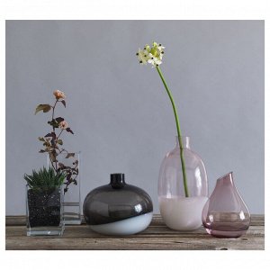 SANNOLIK, Ваза, розовый, 17 см
