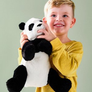 КРАМИГ, мягкая игрушка, белый / черный