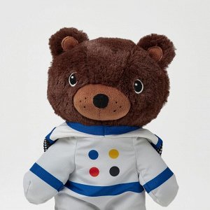 AFTONSPARV, мягкая игрушка в костюме космонавта, медведь, 28 см,