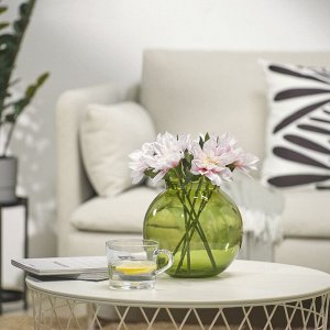 СМИЦКА, искусственный цветок, внутри/напольный/Георгин розовый, 30 см
