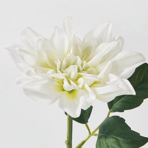 СМИЦКА, искусственный цветок, внутри/напольный/Георгин белый, 30 см