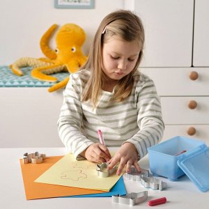BLVINGAD, формочки для лепки теста, набор из 5 штук, цвет алюминий,