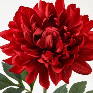 СМЫЧКА, искусственный цветок, Георгин/ красный, 75 см