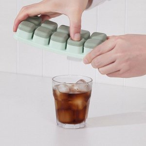 SPJUTROCKA, лоток для кубиков льда с крышкой, разноцветный,