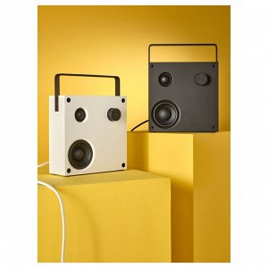 VAPPEBY, bluetooth-динамик, черный / gen 3, 20x20 см